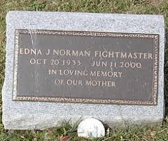 Edna J. Norman Fightmaster (1933-2000)