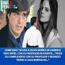 La tensión en la relación de Jaime Bayly y Silvia Núñez ha llegado a un  punto crítico, y todo indica que la presunta infidelidad de la actriz con  su profesor de karate