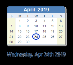 Venus is known to influence an individual born on this particular day of the month with a strong sense of creativity. April 24 2019 Date In History News Top Tweets Social Media Day Info