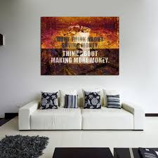 Think About Making More Money Motivational Canvas Wall Art Canvas Wall Art Motivational Decor Funny Wall Art