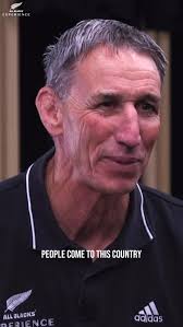 Then and Now… Great to have @allblacks legend and former captain Gary  Whetton AB #827 visit @experienceallblacks and share his journey into the  black jersey 🖤 with our manuhiri . Come on