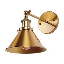 Parrot Uncle Rhem 1 Light Brass Wall Sconce Bh11809110v The Home Depot Wall Sconce Lighting Wall Lights Sconces