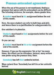 Pronoun Antecedent Agreement Worksheet Lovely Pin By Grammar Check On Engl In 2020 Pronoun Antecedent Agreement Persuasive Writing Prompts Grammar Interactive Notebook