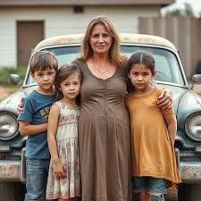 Mother of Four Lets Old Man Soaked in Rain into Her Home, Next Day She Sells  Her House for $1 === A poor, widowed mother of four offered a drenched old  stranger