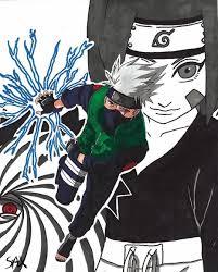 Aqui está uma especie de remake de uma art que eu fiz com essa mesma ideia e perspectiva, achei que era uma boa forma de ver quanto e onde eu evolui. Lord Let Me Shine Fanart De Kakashi Hatake En El Fondo Tobi Y Rin