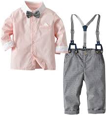 Commented on the impracticality of mona's outfit for the purposes of bathroom duties just the other day. Chloefairy Baby Jungen Kleidung Set 2pcs Anzug Baby Anzuge Sakkos Taufe Hochzeit Outfit Langarm Hemd Hose Mit Hosentrager Fliege Babybekleidung Set Fur Geburtstagsparty Amazon De Bekleidung