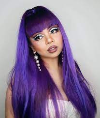 Purple On Purple In 2021 Purple Hair Dyed Hair Purple Dyed Hair