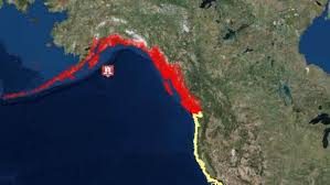 The magnitude 8.2 quake occurred at around 6:15. Alaska Earthquake Huge Earthquake Strikes With Tsunami Warnings For Alaska And Canada And Tsunami Watch For Us West Coast And Hawaii