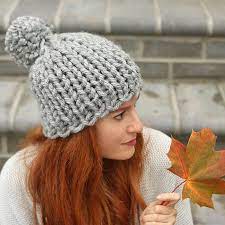 Flat Knit Super Chunky Hat Free Knitting Pattern Gina Michele Chunky Knitting Patterns Knitting Patterns Free Hats Hat Knitting Patterns