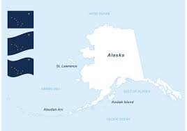 Lonely planet's guide to alaska. Kostenlose Alaska Vektor Karte Und Flaggen 86906 Vektor Kunst Bei Vecteezy