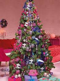 Check spelling or type a new query. Christmas Tree Decoration Blending Purple And Pink Colors Into Winter Holiday Decor