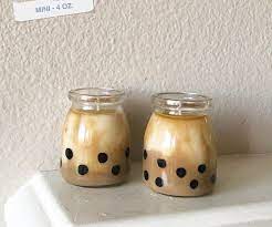 A Bubble Tea Inspired Mini Candle So You Can Now Literally Eat And Breathe Your Love Of Boba Mini Candles Candle Obsession Tea Candles