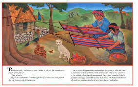 This coloring book is intended to provide an informative guide to guatemalan maya arts and crafts. Abuela S Weave By Omar Castaneda Guatemala Children S Book Lee Low Books