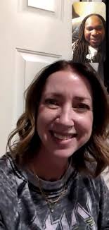 So this just happened!!! Joy Torres and I have not talked since 1993! Love  you my friend 💗🤟