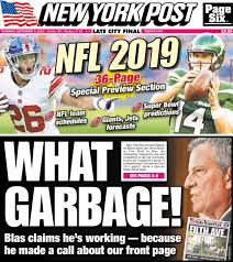 Today S Ny Post Cover Newzjunky