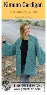 Bobbles create a fun texture as well as add a great visual interest. 5 Kimono Cardigan Free Knitting Pattern Kimono Cardigan Pattern Kimono Pattern Free Knit Cardigan Pattern