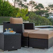 Advantages of poly resin patio furniture. Sirio Niko 3 Piece Dark Espresso Brown Club Chair Set Starsong