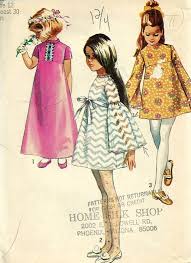Vintage 60s Simplicity 8524 Uncut Girls Flower Girl Dress With Retro Sewing Patterns Sewing Doll Clothes Girl Pattern