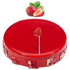150 g di purea di fragole 150 g di zucchero liquido al 70% 55 g di acqua 20 g di maraschino 70° bagna al kermes: Glassa Pronta Alla Fragola Liscia E Omogenea Perfetta Per Glassare