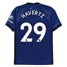 Kai havertz is regarded as the best german prospect for a generation and was widely touted for a move to bayern munich, barcelona or real madrid. Nike Chelsea Kai Havertz Home Shirt 2020 2021 Junior Sportsdirect Com Australia