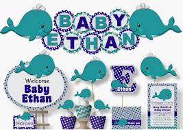 Ahoy baby shower invite, nautical theme baby shower, whale baby shower invitation, ahoy it's a boy, printable. Whale Baby Shower Supplies Whale Birthday Party Decor Whale Party Decorations Whale Baby Shower Decor Blue Whale Cake Topper Labels Stationery Guardebem Com