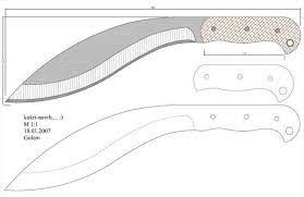 Small Kukri Knife Template Google Search Knife Patterns Knife Template Knife Shapes
