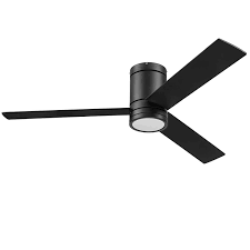 Hearth brands flush mount ceiling fan with light & remote | elegant matte black modern frosted glass indoor ceiling fans 42 inch, build in large led light and reversible blades 3.7 out of 5 stars 18 $169.99 $ 169. China Best Seller Flush Mounted Hugger 42 Inch 48 Inch 52 Inch Matte Black Timber Wood Blades Led Ceiling Fan Photos Pictures Made In China Com