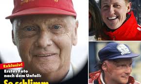 To celebrate michael schumacher's 50th birthday on 3 january 2019, the keep fighting foundation is giving him, his family and his fans a very special gift: Michael Schumacher Mocked By German Magazine Who Says He Now Looks Like Niki Lauda Daily Mail Online