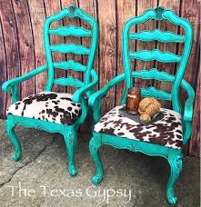 Cow Hide Print Turquoise Dining Room Arm Accent Chair French Turquoise Dining Room Cowhide Decor Cowhide Print