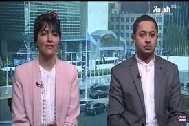بالفيديو المبتعثة ملاك الحسيني تظهر بدون حجاب برفقة طليقها في برنامج على قناة العربية