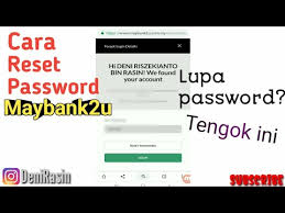 Kini ia boleh didaftarkan secara online dengan mudah dan kemudian maybank2u.com mencetus kejayaan dalam bidang teknologi yang membolehkan pelanggan mengendalikan pelbagai perkhidmatan kewangan. Tutorial Cara Reset Password Maybank2u Youtube