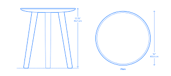 Ophelia coffee table scandesigns furniture. Edge Side Table Dimensions Drawings Dimensions Com