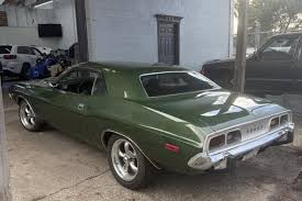 Image result for Dark Green 1973 Challenger