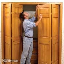 How To Patch Dents In A Metal Door In 2020 Bifold Closet Doors Closet Door Handles Door Handle Diy