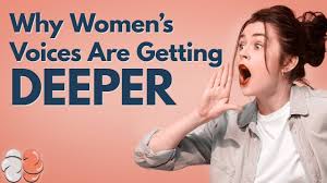 If you want to sing with deep voice, increase bass in your voice. Why Women S Voices Are Getting Deeper Youtube