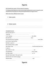 Links auf dieses wörterbuch oder einzelne übersetzungen sind herzlich willkommen! Englisch Arbeitsmaterialien Sports 4teachers De