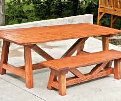 We found success in clamping both under and over the boards to a few extra horizontal support beams were added up top to make up for the missing lower supports. How To Build A Farmhouse Table And Benches For 250 Woodworking Diy 10 Steps With Pictures Instructables