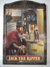 Jack The Ripper Traditional British Pub Sign Etsy Pub Signs Signs Pub British Pub