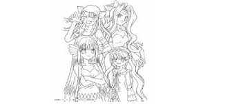 Coloring pages of bff's, best friends for ever. Anime Coloring Pages Bff Coloring And Drawing