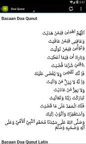 Doa qunut pada umumnya terbagi ke dalam dua jenis doa, yakni qunut nazilah serta qunut setelah shalat a. Doa Qunut For Android Apk Download