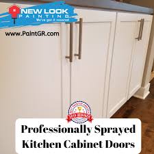 The Kitchen Cabinets Look So Good After We Painted Them Looks Factory Finish And Painted It With A Durab In 2020 Painting Cabinets Kitchen Spray Interior And Exterior
