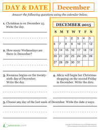 Day And Date 2nd Grade Time Worksheets Calendar Lessons Time Worksheets Learning Worksheets