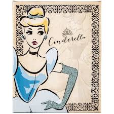 Cinderella Vintage Fashionista Canvas Wall Art Disney Canvas Disney Canvas Art Disney Princess Art Disney princess bedding full size.