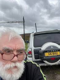 Sarah this is all that's left of the radio station.Brother Mike standing by  the generator hut.Map two shows the locations of the different sites