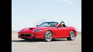 Instead of a convertible top, ferrari. 2001 Ferrari 550 Barchetta By Pininfarina Youtube