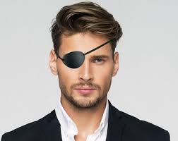 Leather Eye Patch for Man