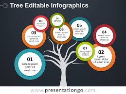 Bubbles Tree Powerpoint Diagram Presentationgo Com