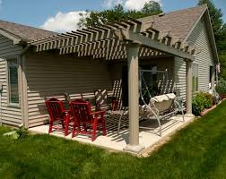 Building a pergola is a quick way to add a touch of class to your outdoor space, and it's certainly something a homeowner can tackle by him or herself, and can even finish in a couple of days if sufficiently motivated. Pergola Posts Into Concrete Novocom Top
