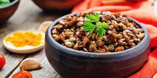 Risotto De Lentilles Noires Recette Salade De Lentilles Recettes Africaines Nourriture Chien