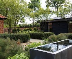 Looking Down Over The Chiltern Valleys This Converted Old Kennels Provided Us Garden Design Pool Water Features Water Features